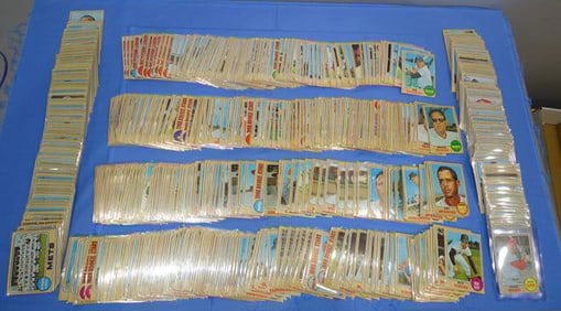 1968 Topps Baseball Cards, Lot of 590