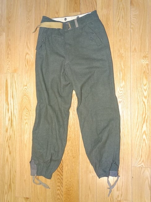 WWII German Army Heer Green Wool Pants (1 of 11)