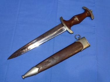 WWII German S/A Dagger, RARE MAKER, (Swimming Man) Hammesfahr Cie Solingen