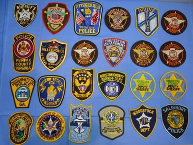 Police & Law Enforcement Patch Lot