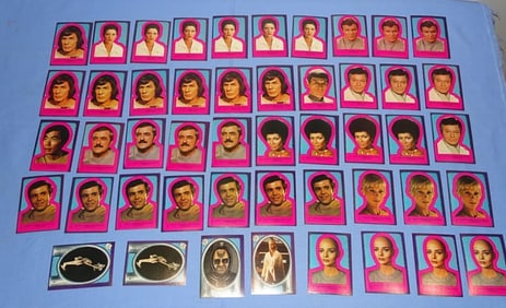 1979 Paramount Pictures STAR TREK Trading Card Sticker Lot