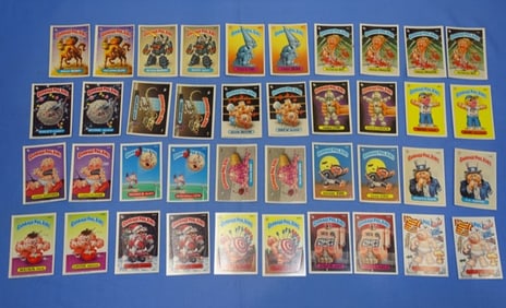 1987 Topps GARBAGE PAIL KIDS trading Card Sticker Lot of A&B Variation Pairs