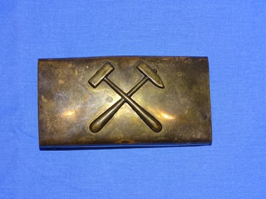 WWI-WWII German Belt Buckle, MINING Official