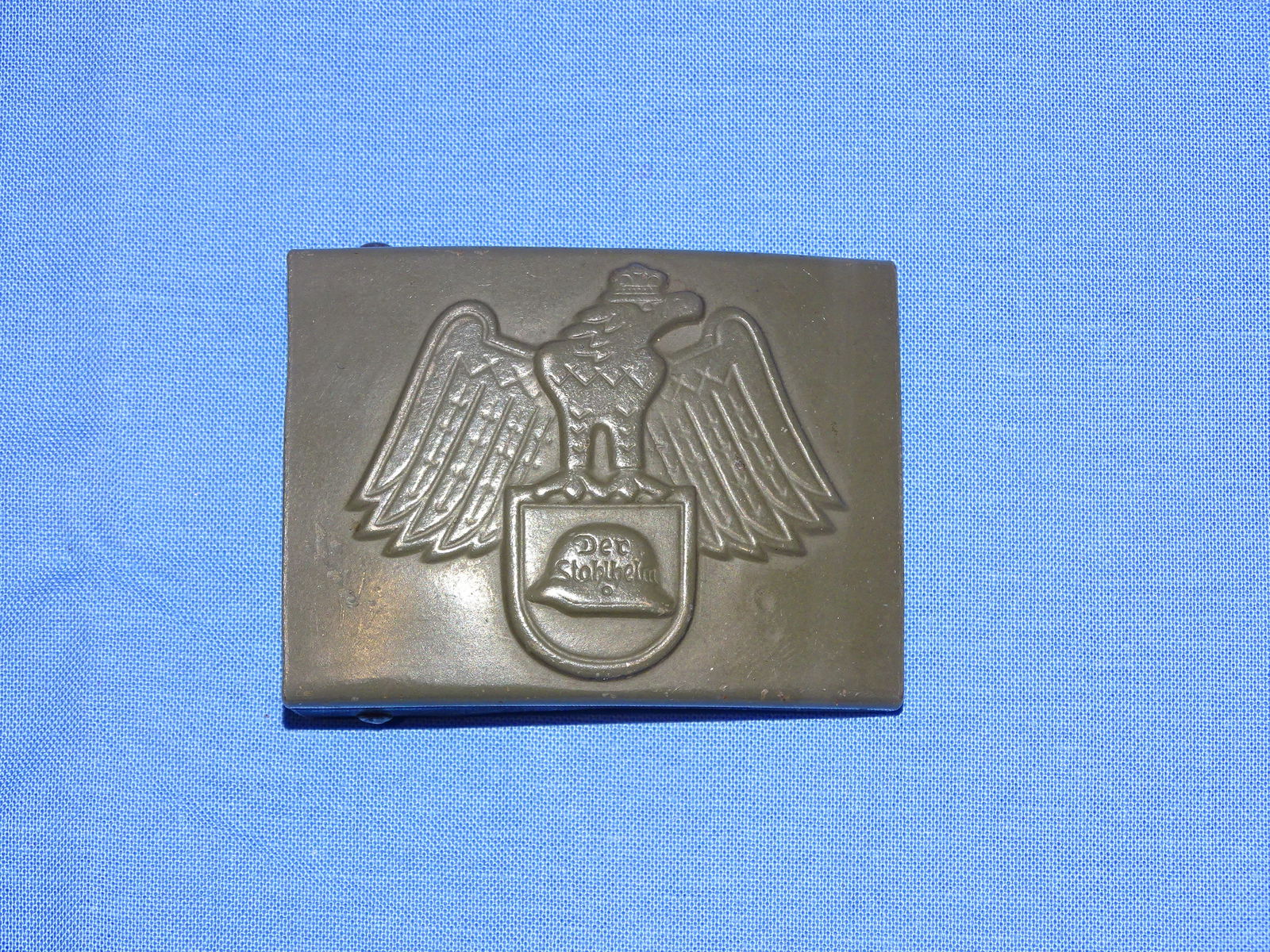 WWI-WWII German Belt Buckle, DER STAHLHELM (1 of 2)
