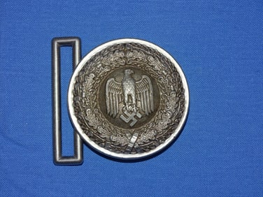 WWII German Nazi Third Reich Belt Buckle, Army Officer
