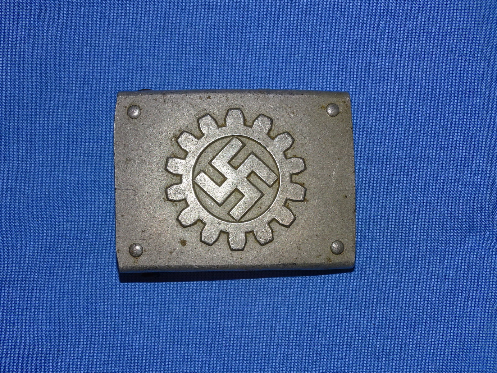 WWII German Nazi Third Reich Belt Buckle,DAF: NICE WWII GERMAN BELT BUCKLE