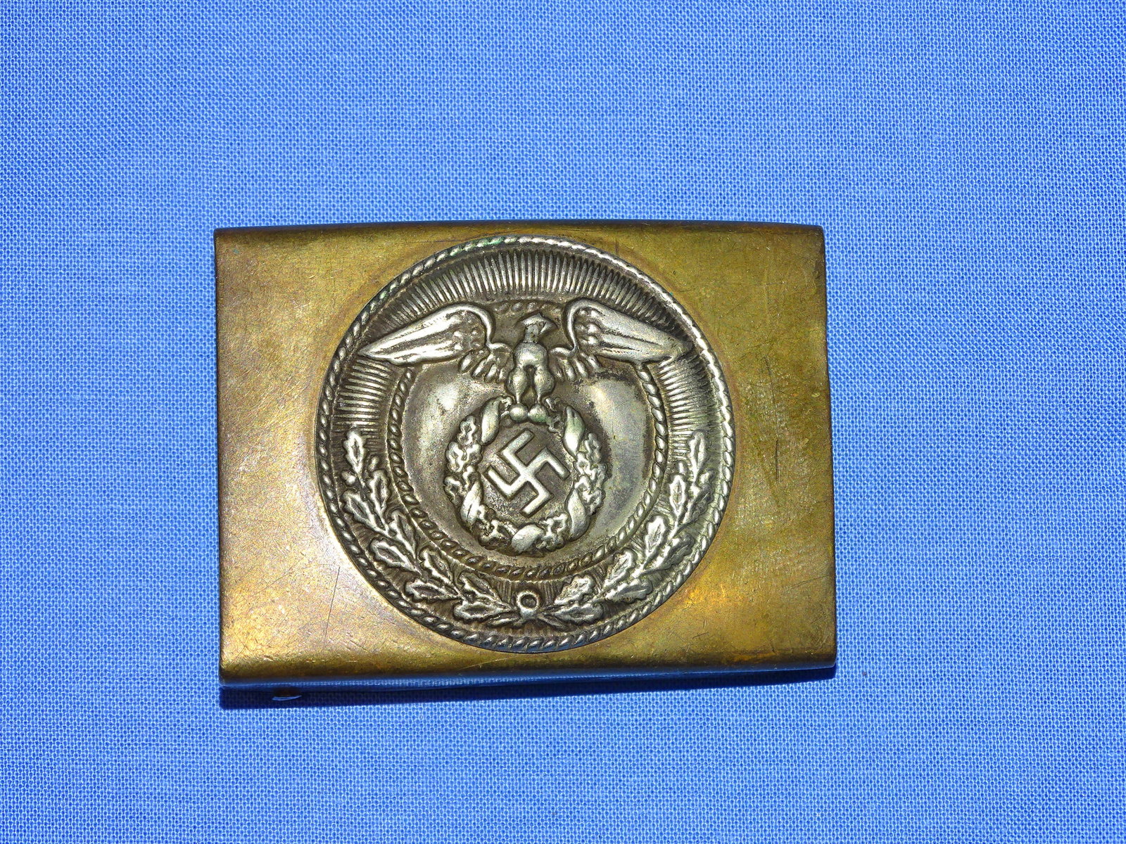 WWII German Nazi Third Reich Belt Buckle, SA / NSKK: NICE WWII GERMAN BELT BUCKLE