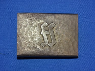 WWII German Nazi Third Reich Belt Buckle, FREIKORPS SUDETENLAND