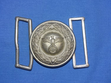 WWII German Nazi Third Reich Belt Buckle, JUSTICE / PRISON OFFICIAL