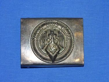WWII German Nazi Third Reich Belt Buckle, HJ HITLER YOUTH