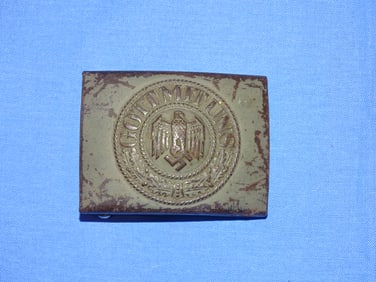 WWII German Nazi Third Reich Belt Buckle, ARMY
