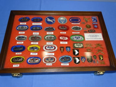 WWII Airborne Paratrooper & Glider Wing, Patch, Oval & Insignia Collection