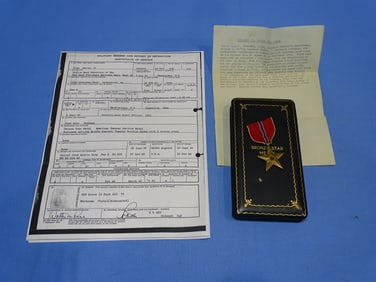 WWII Named Bronze Star Medal, Major Ross, OSS 2677th Regiment Office of Strategic Services