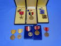WWII Medal Lot, Some Named, Some Boxed