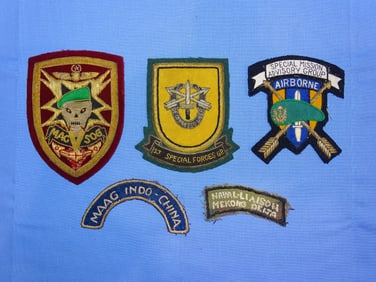 Vietnam War era Special Forces, MACVSOG Patch Lot