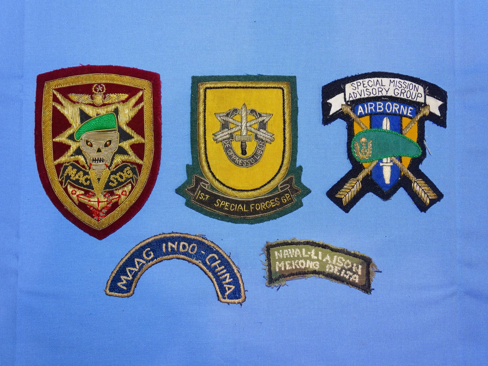 Vietnam War era Special Forces, MACVSOG Patch Lot (1 of 7)