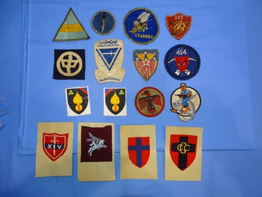 WWII Patch Lot, Some Theater Made