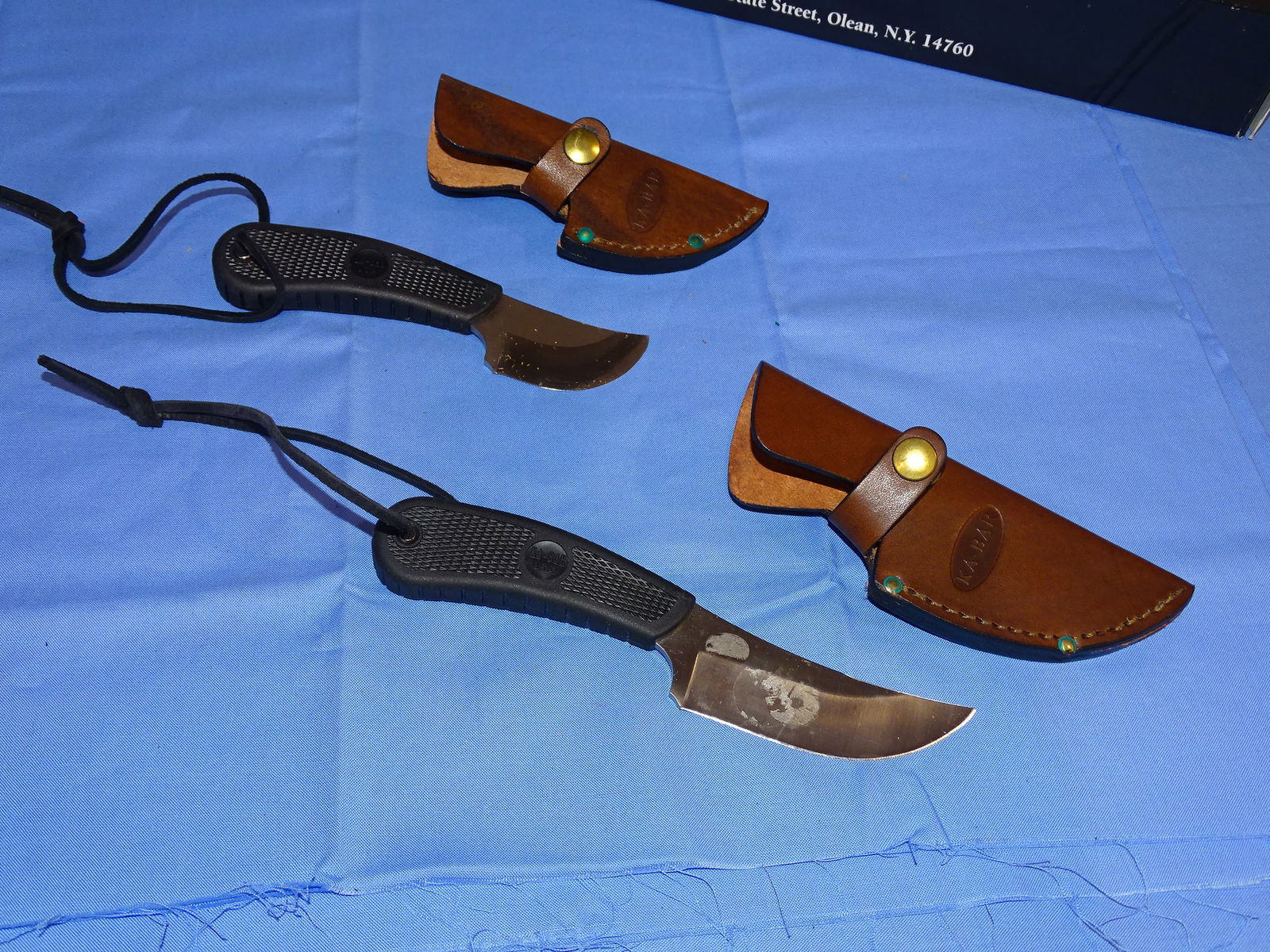 Fixed Blade Knife Pair, KA-BAR KABAR Skinner 02-1442 & 02-1444 (1 of 5)