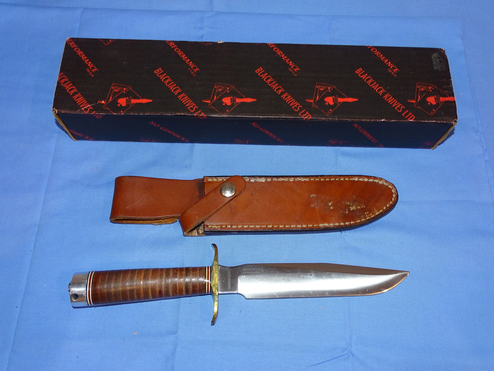 Fixed Blade Knife, BLACKJACK Classic Blades Fighter Model #1-7 (1 of 9)