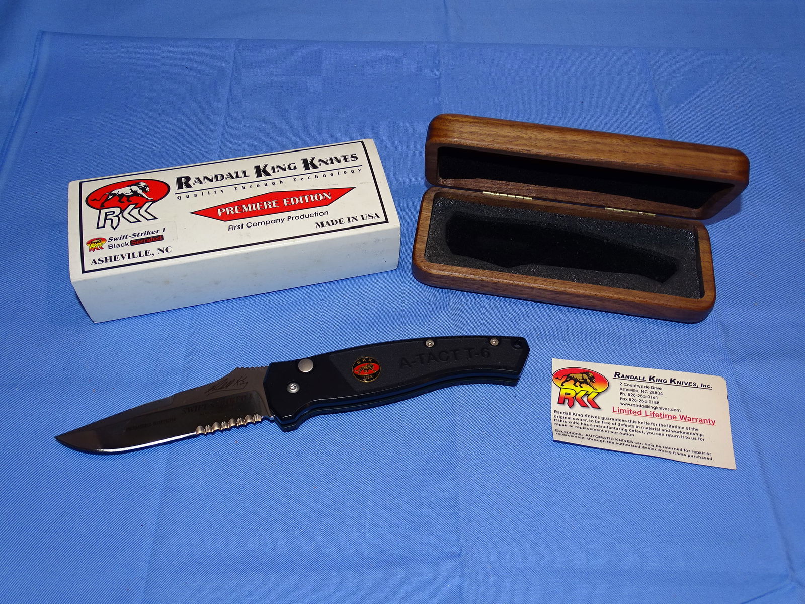 Folding Knife Switchblade Automatic, RKK Randall King Knives, Swift-Striker I w/ Box (1 of 7)