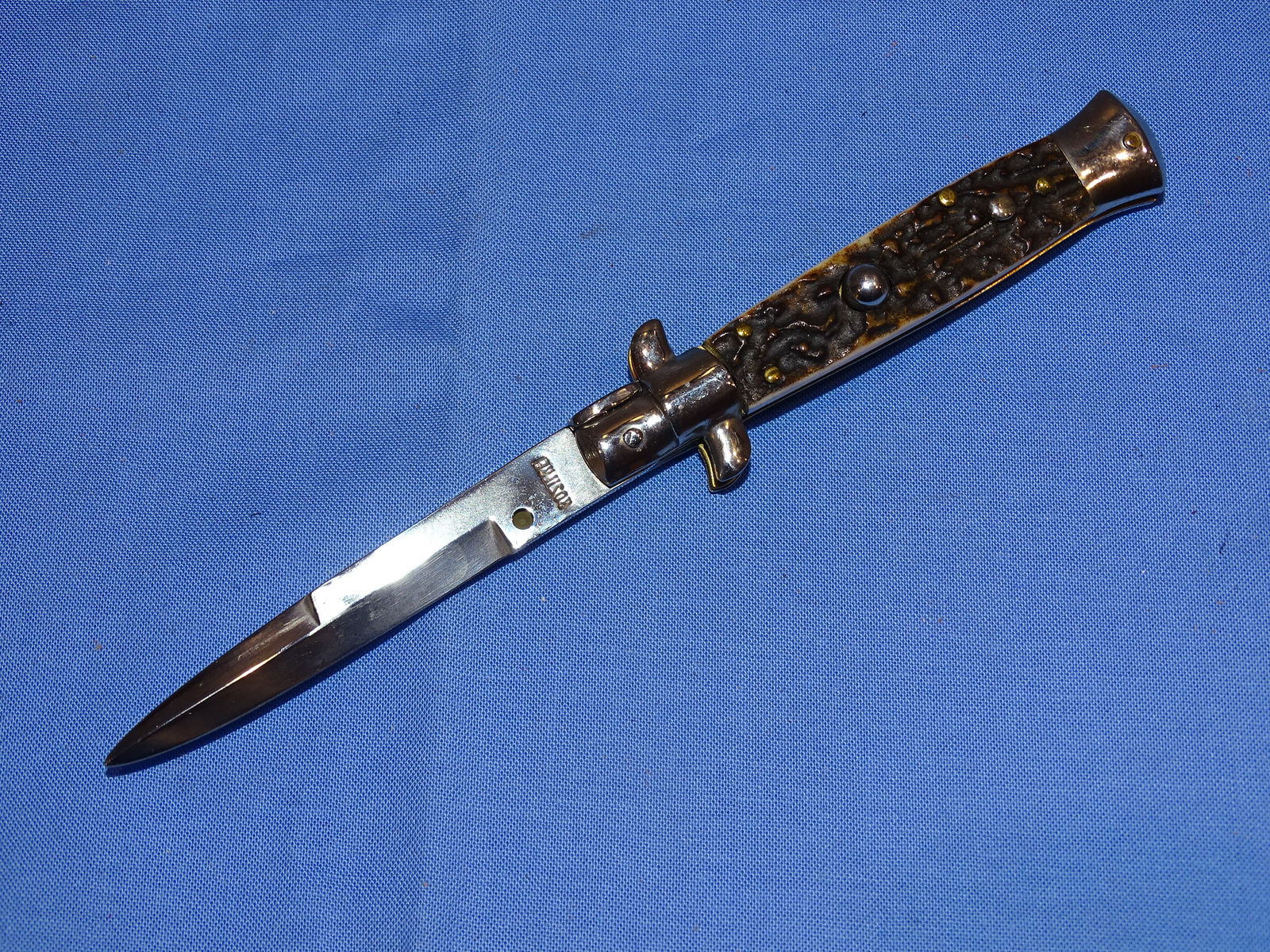 Italy Italian Switchblade Automatic Knife, Rostfrei (1 of 7)