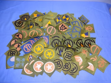 WWI LIBERTY LOAN Patch Lot of 135 Patches