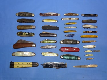 Vintage Folding Pocket Knife Lot