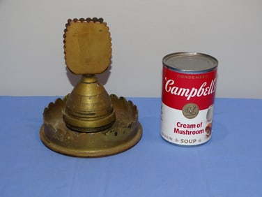 WWI Artillery Shell Base & Fuse Trench Art Ashtray