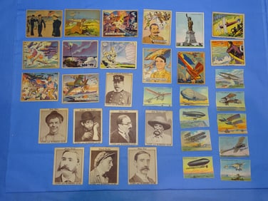 1930's-1940's Non-Sports Card Lot, Horrors of War, Cops and Robbers, Tarzan, Aeroplane, Skybirds