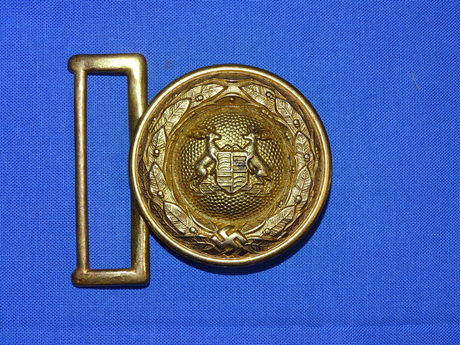 WWII German Belt Buckle, State of Wurttemberg Forestry Service Officer (1 of 5)