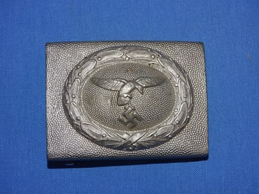 WWII German Belt Buckle, Early Droop Tail Luftwaffe Enlisted Man