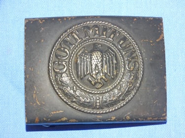 WWII German Belt Buckle, Coastal Artillery Enlisted Man