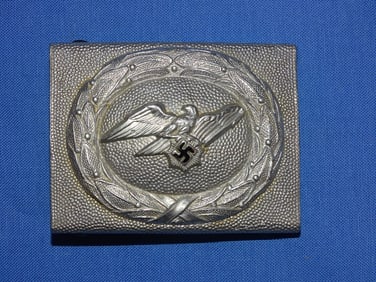 WWII German Belt Buckle, Early RLB Enlisted Man, Hermann Aurich