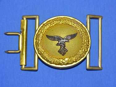 Very Rare WWII German Belt Buckle, Luftwaffe General Officer, Assmann