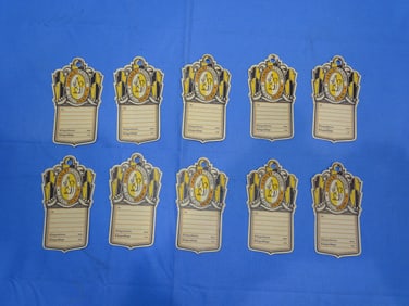 WWII German Carl EICKHORN Solingen Factory Dagger / Sword Hang Tags Lot of 10