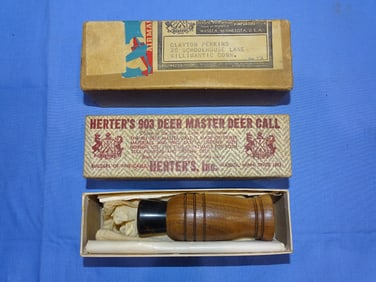 Herter's #903 Master Deer Call with Box & Papers