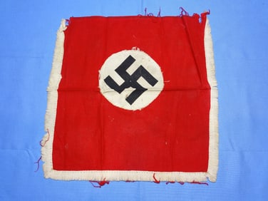 Unusual Small Size WWII German Nazi Podium Banner Flag