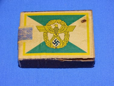 WWII German Police Matchbox, Still Sealed