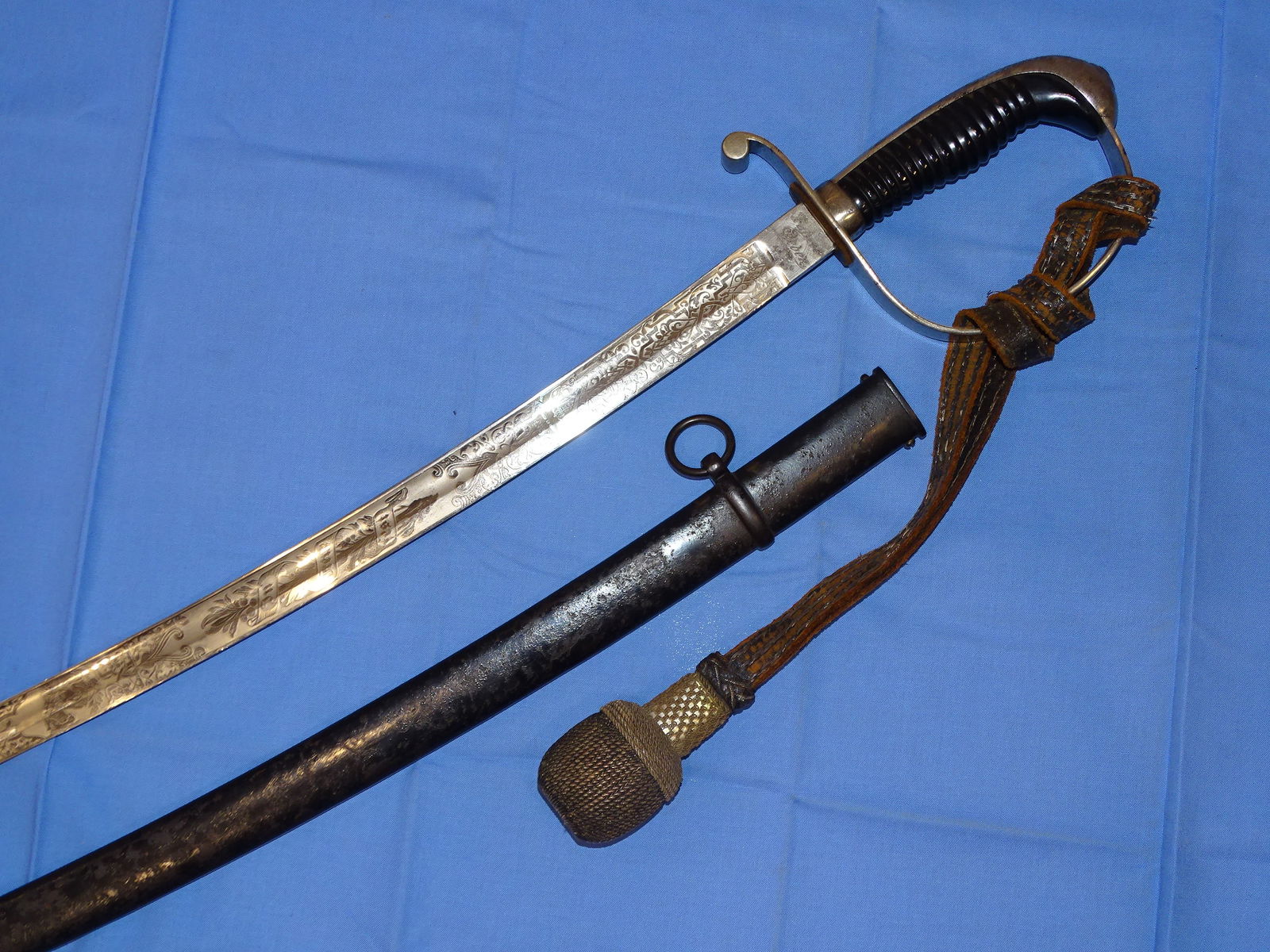 Imperial - WWI German Triple Engraved, Regimental Unit Marked Sword, WKC (1 of 14)