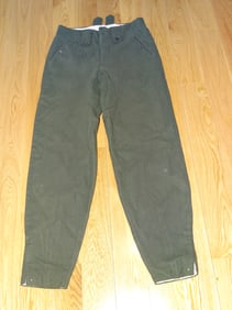 WWII German Army Heer Green Wool Pants