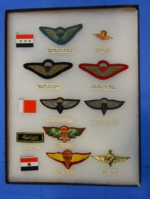 Airborne Paratrooper Wings, Patch Insignia Lot, IRAQ, BAHRAIN, SYRIA