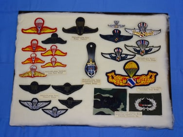 Airborne Paratrooper Wings, Patch Insignia Lot, THAILAND THAI