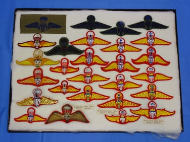 Airborne Paratrooper Wings, Patch Insignia Lot, THAILAND THAI