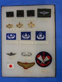 Airborne Paratrooper Wings, Patch Insignia Lot, PHILIPPINES, JAPAN