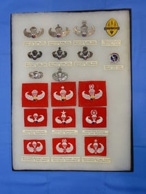 Airborne Paratrooper Wings, Patch Insignia Lot, PHILIPPINES