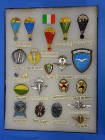 Airborne Paratrooper Wings, Patch Insignia Lot, ITALY