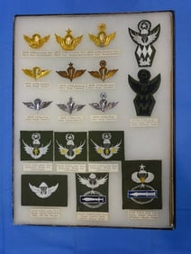 Airborne Paratrooper Wings, Patch Insignia Lot, SOUTH KOREA ROK