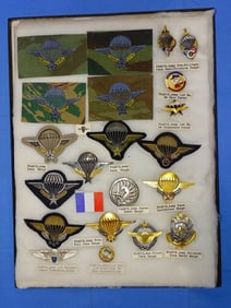 Airborne Paratrooper Wings, Patch Insignia Lot, FRANCE, FRENCH