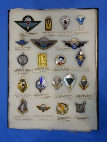 Airborne Paratrooper Wings, Patch Insignia Lot, FRANCE, FRENCH