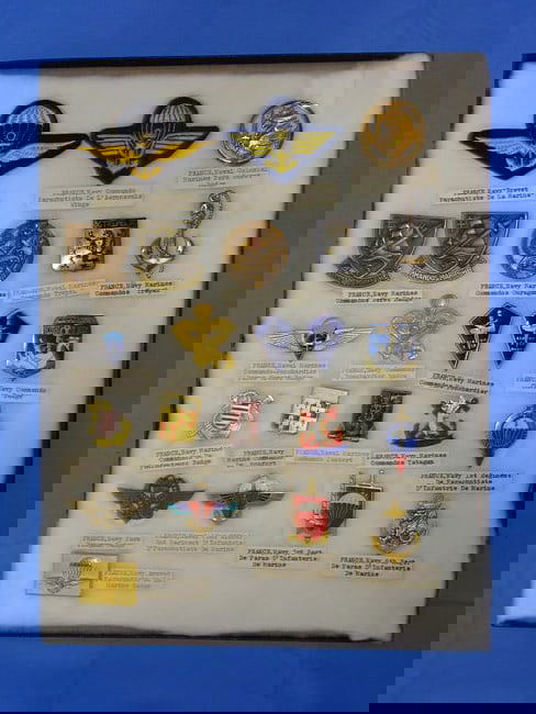 Airborne Paratrooper Wings, Patch, Badge, Insignia Lot, FRANCE, FRENCH (1 of 5)